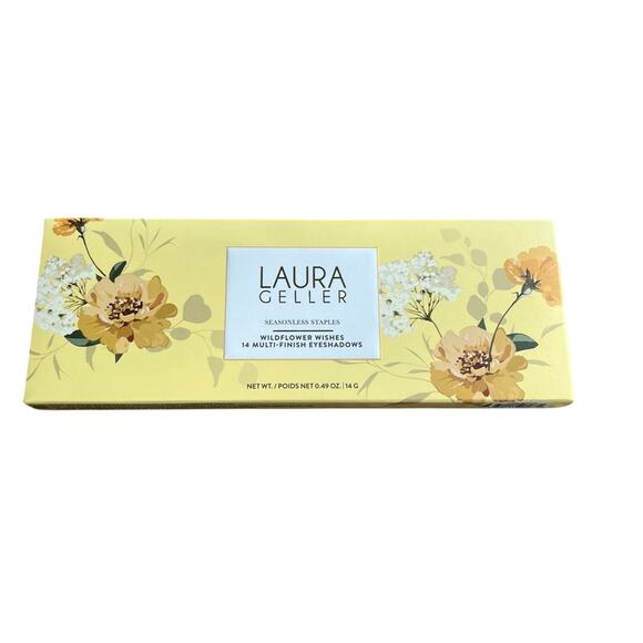 NWT! Laura Geller Wildflower Wishes 14 Multi-Finish Eyeshadow Palette - Picture 1 of 3